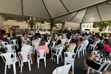 Foto - Cerimônia marca a retomada do transporte coletivo intermunicipal em Taiúva