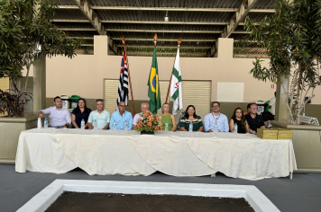 Foto - Cerimônia marca a retomada do transporte coletivo intermunicipal em Taiúva