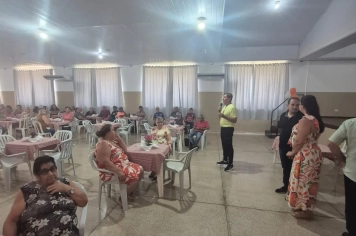 Foto - Grupo Doce Idade inicia atividades com grande participação em Taiúva