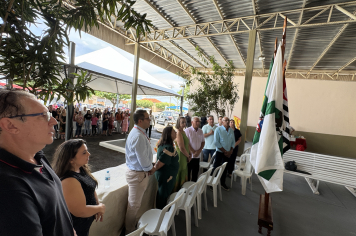 Foto - Cerimônia marca a retomada do transporte coletivo intermunicipal em Taiúva