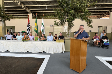 Foto - Cerimônia marca a retomada do transporte coletivo intermunicipal em Taiúva