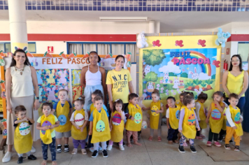 Foto - Prefeitura de Taiúva celebra a Páscoa com entrega de ovos de chocolate na rede municipal de ensino