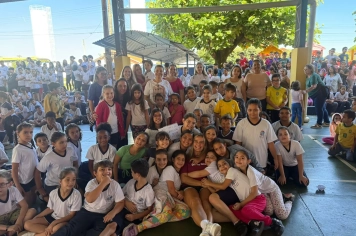 Foto - Caravana do Esporte reúne alunos e comunidade em Taiúva no Dia do Desafio 2026