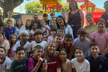 Foto - Caravana do Esporte reúne alunos e comunidade em Taiúva no Dia do Desafio 2026