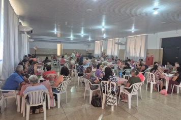 Foto - Grupo Doce Idade inicia atividades com grande participação em Taiúva