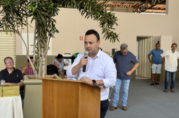 Foto - Cerimônia marca a retomada do transporte coletivo intermunicipal em Taiúva