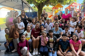 Foto - Caravana do Esporte reúne alunos e comunidade em Taiúva no Dia do Desafio 2026