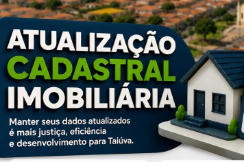 Prefeitura de Taiúva realiza atualização cadastral imobiliária