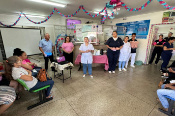 Palestra do Outubro Rosa promove conscientização e autocuidado em Taiúva