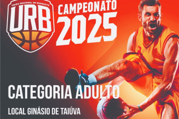 Taiúva sedia rodada do Campeonato Regional de Basquete com três grandes jogos