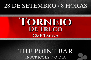 4ª rodada do Torneio de Truco acontece neste domingo em Taiúva
