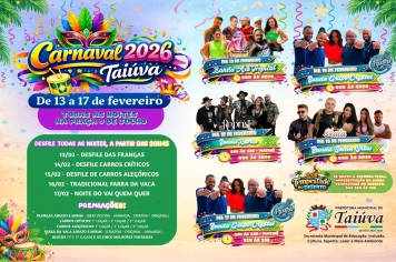 Taiúva se prepara para viver mais um Carnaval de muita festa e tradição