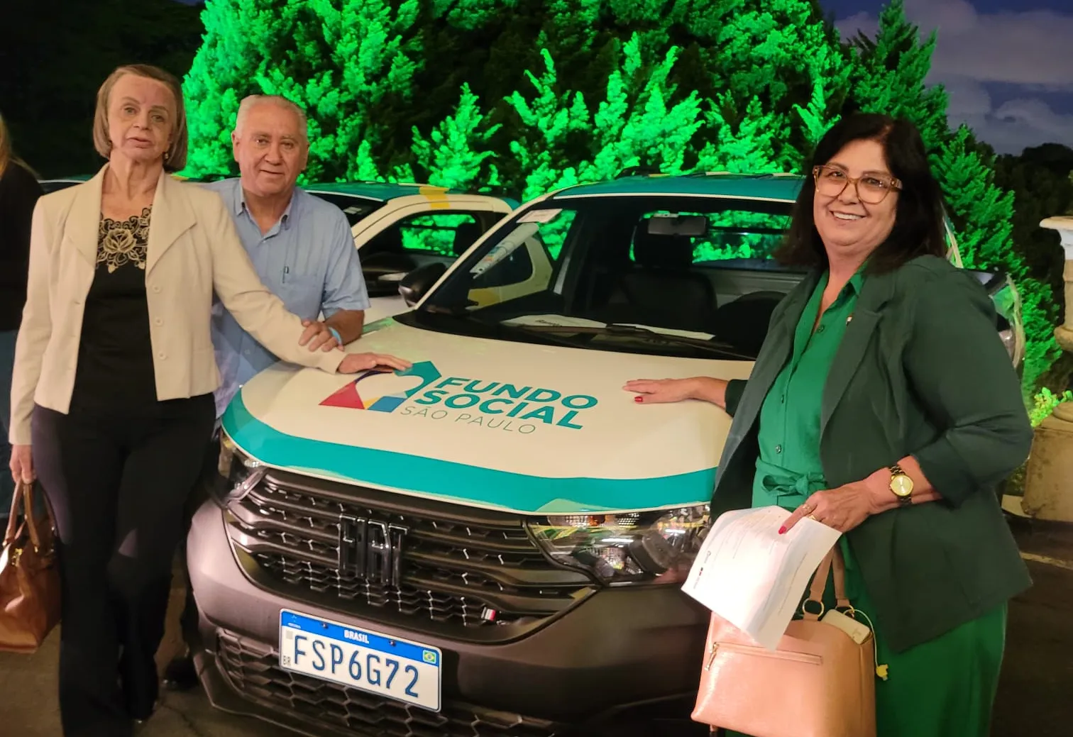 Taiúva é contemplada com novo veículo para o Fundo Social em evento no Palácio dos Bandeirantes