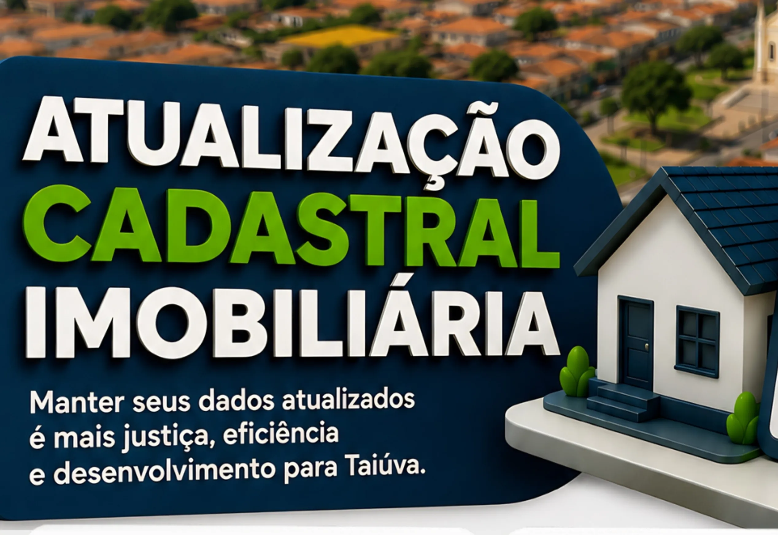 Prefeitura de Taiúva realiza atualização cadastral imobiliária