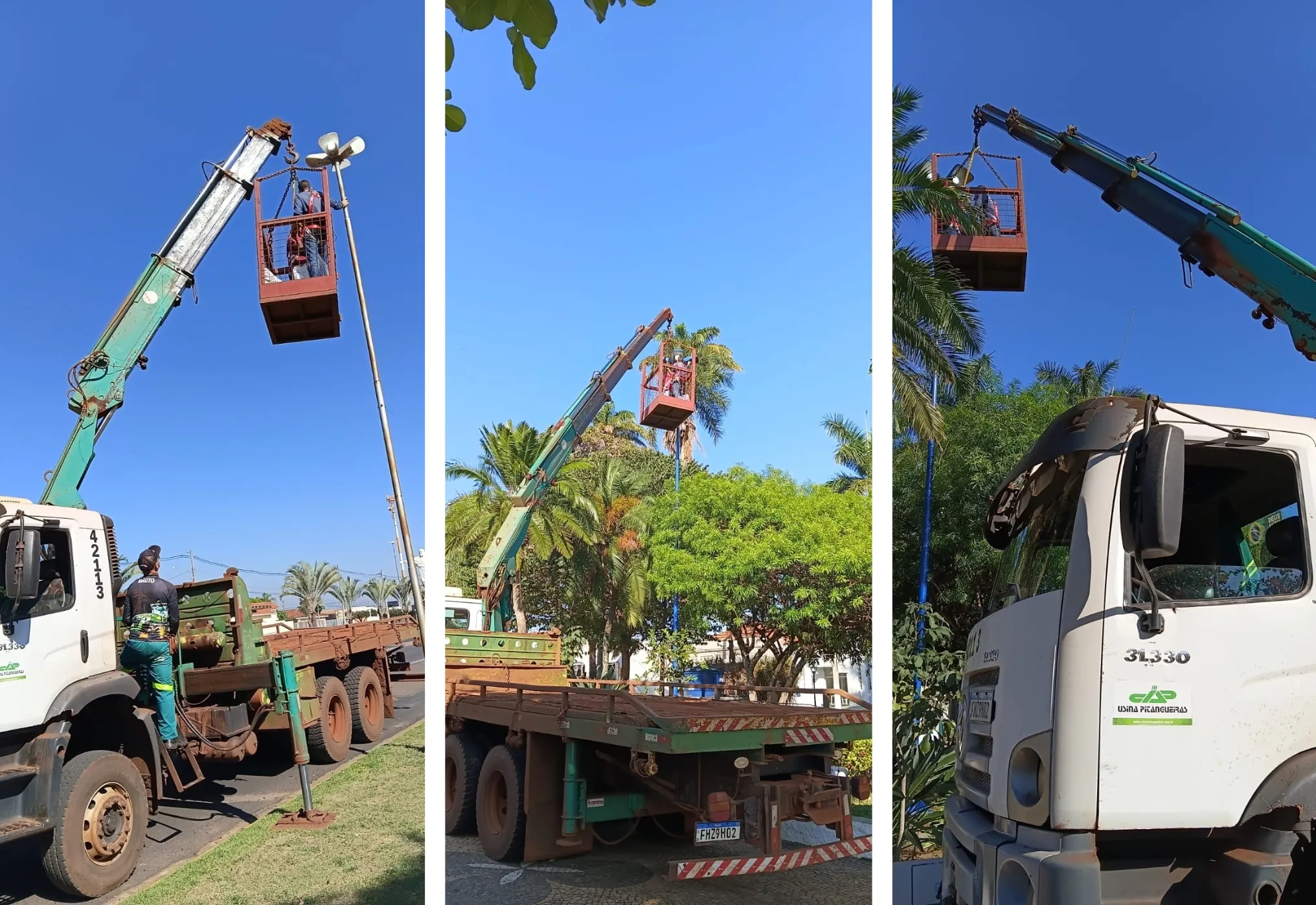 Realizada troca de lâmpadas em diversos pontos da cidade
