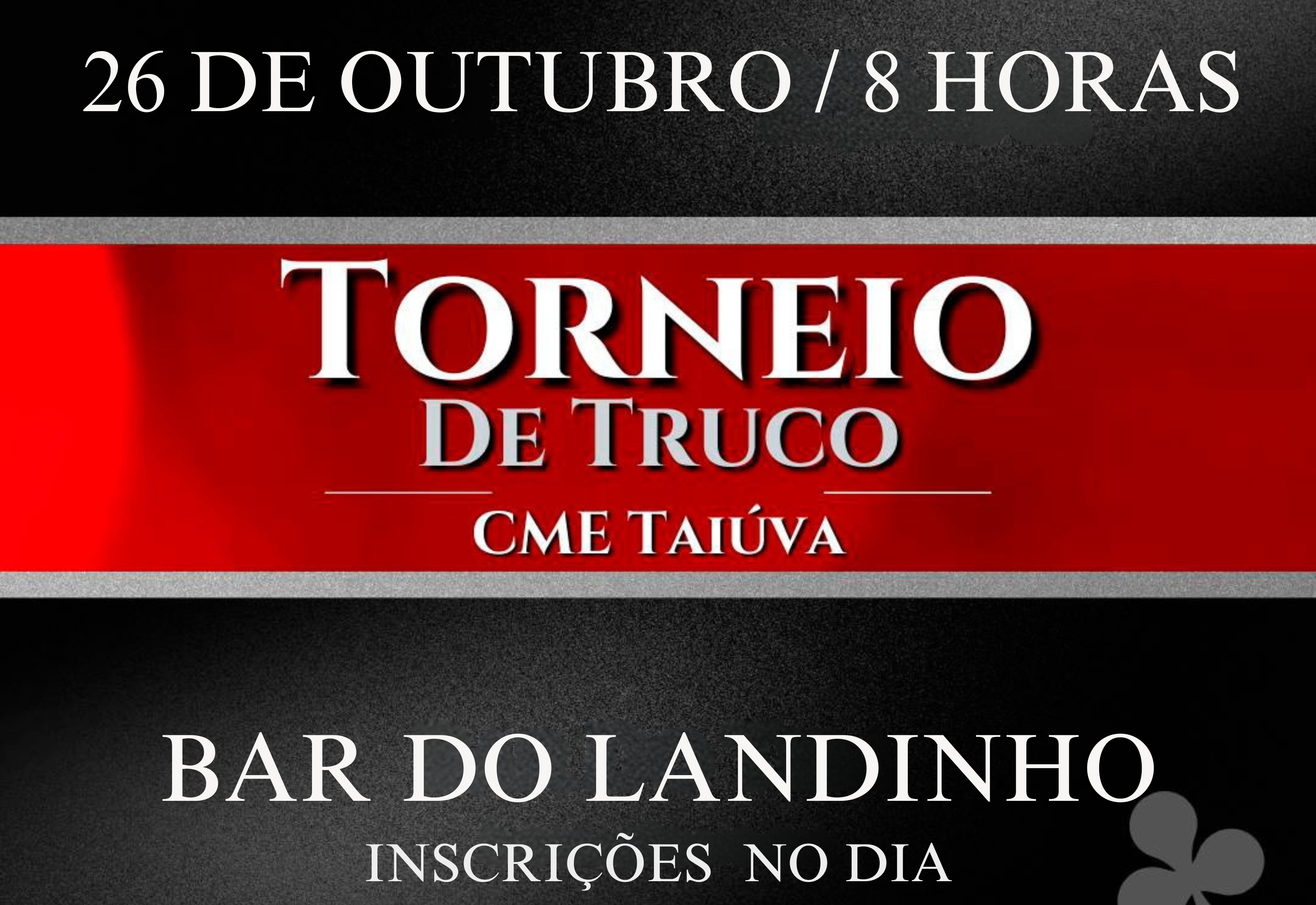 5ª rodada do Torneio de Truco de Taiúva acontece neste domingo no Bar do Landinho