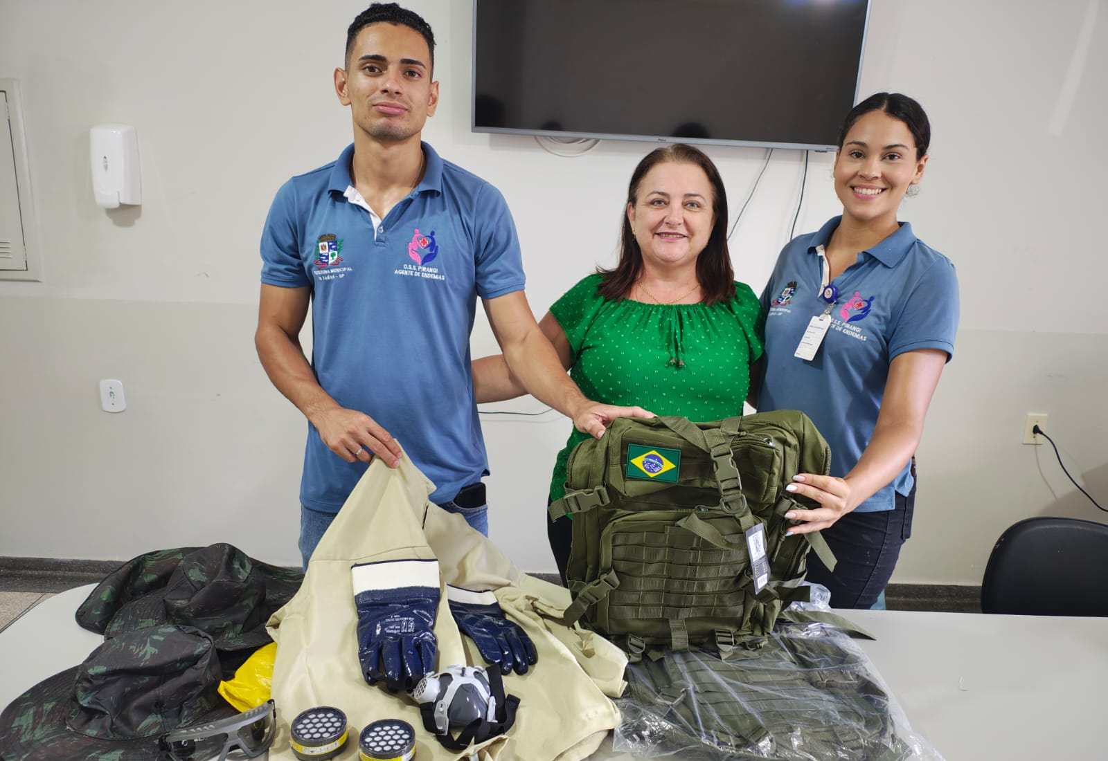 Prefeitura de Taiúva entrega EPIs para equipe de Controle de Endemias