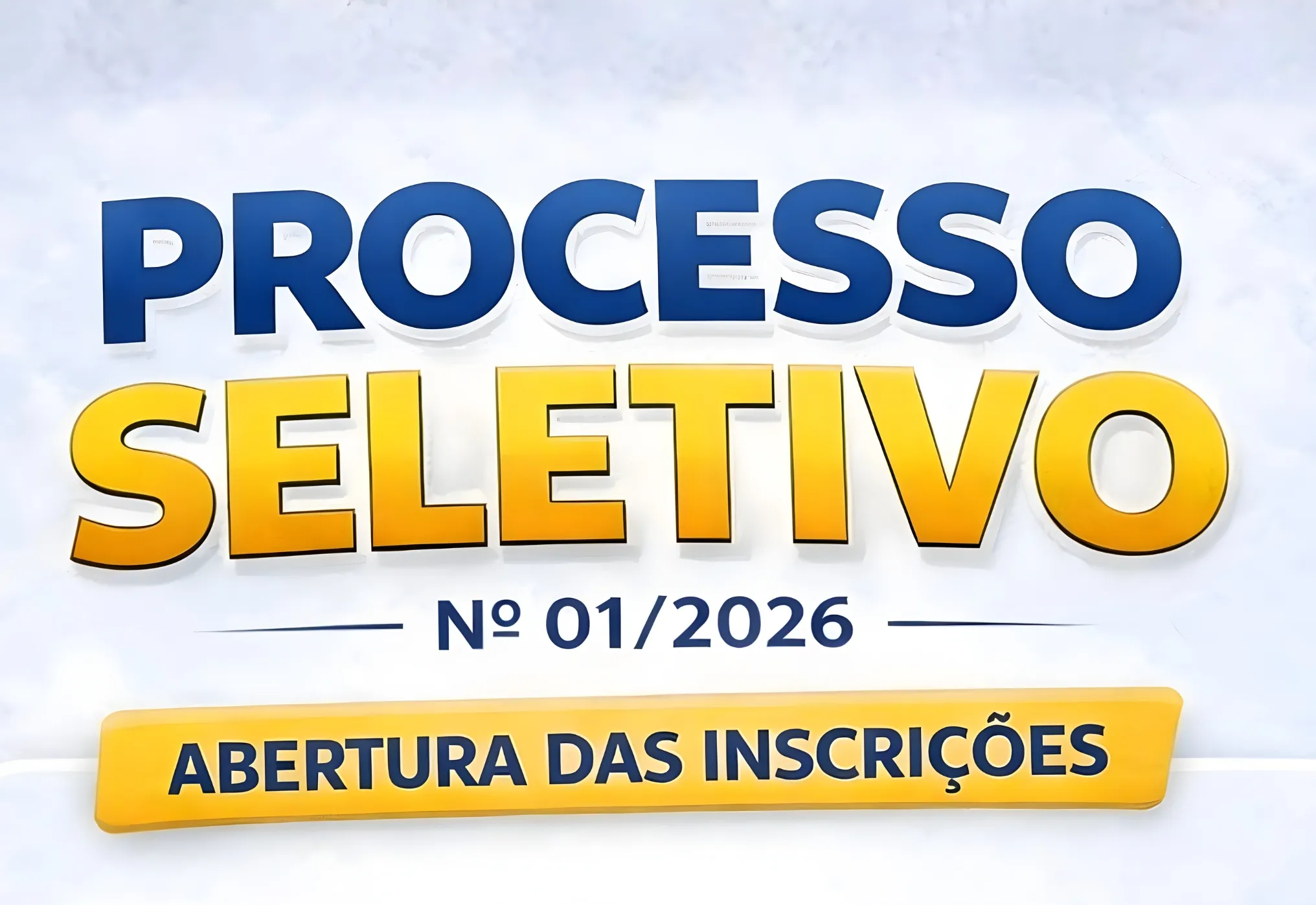 Abertas as inscrições para o Processo Seletivo Simplificado nº 01/2026 em Taiúva